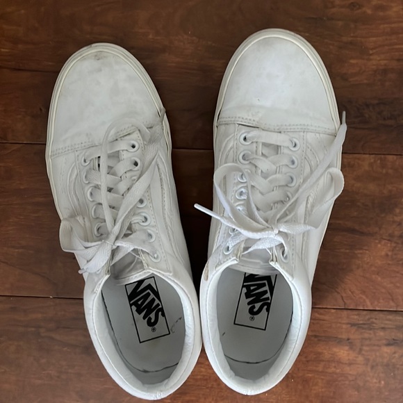 Vans Shoes - Well loved White Vans